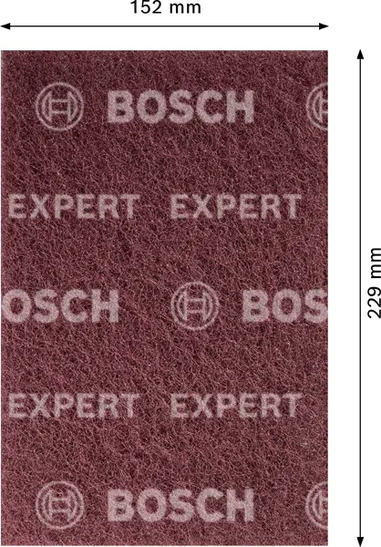 EXPERT N880 podloga od filca za ručno brušenje od 152 x 229 mm, srednja A 2608901214