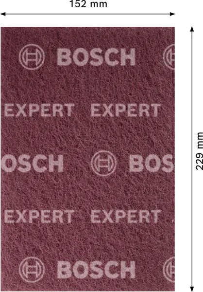 EXPERT N880 podloga od filca za ručno brušenje od 152x229 mm, veoma fina A 2608901215