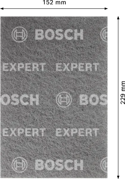 EXPERT N880 podloga od filca za ručno brušenje od 152 x 229 mm, ultra fina S 2608901216
