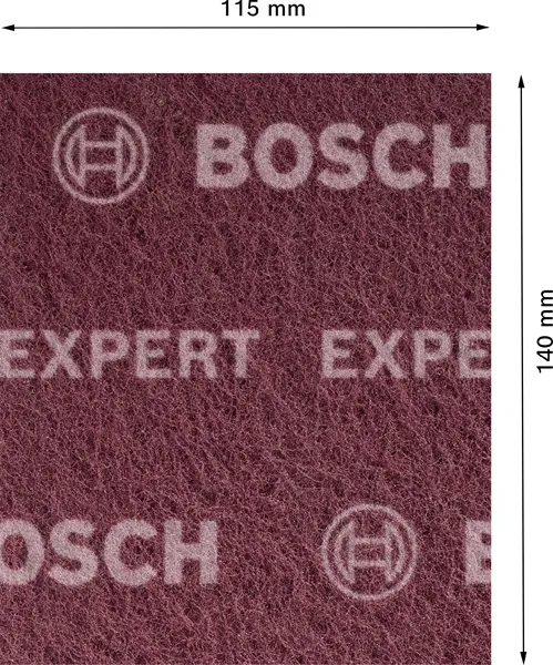 EXPERT N880 podloga od filca za ručno brušenje od 115 x 140 mm, veoma fina A, 2 dela 2608901220