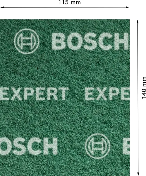 EXPERT N880 podloga od filca za ručno brušenje od 115 x 140 mm, opšta namena XS, 2 dela 2608901221