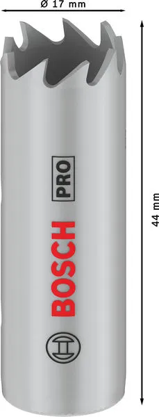 Set PRO Multi Material testera za otvore, 17 mm, sa navojem 2608901492