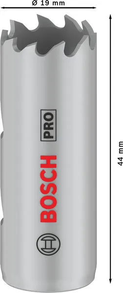 Set PRO Multi Material testera za otvore, 19 mm, sa navojem 2608901493