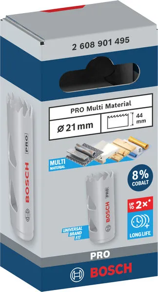 PRO Multi Material testera za otvore, 21 mm, sa navojem 2608901495