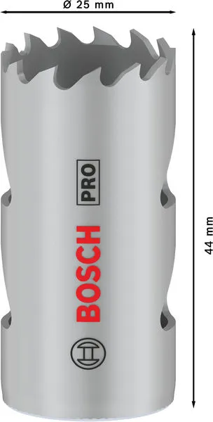 PRO Multi Material testera za otvore, 25 mm, sa navojem 2608901498