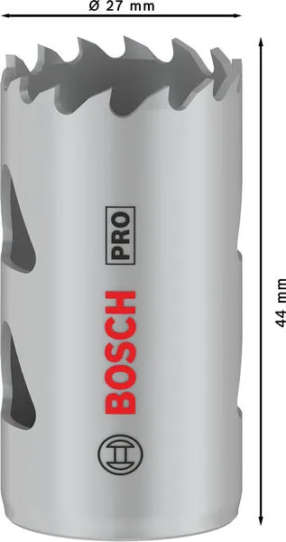 PRO Multi Material testera za otvore, 27 mm, sa navojem 2608901499