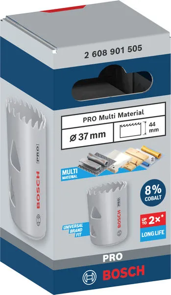 PRO Multi Material testera za otvore, 37 mm, sa navojem 2608901505