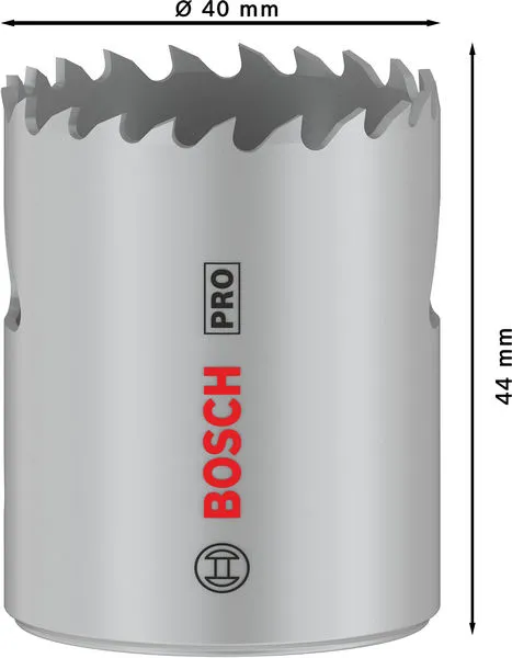 Set PRO Multi Material testera za otvore, 40 mm, sa navojem 2608901507