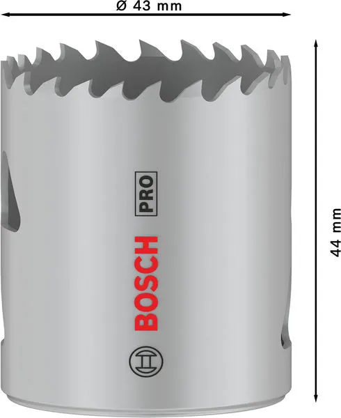 PRO Multi Material testera za otvore, 43 mm, sa navojem 2608901509