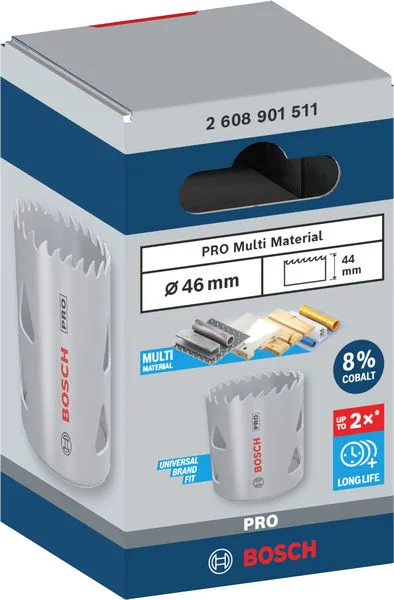 PRO Multi Material testera za otvore, 46 mm, sa navojem 2608901511