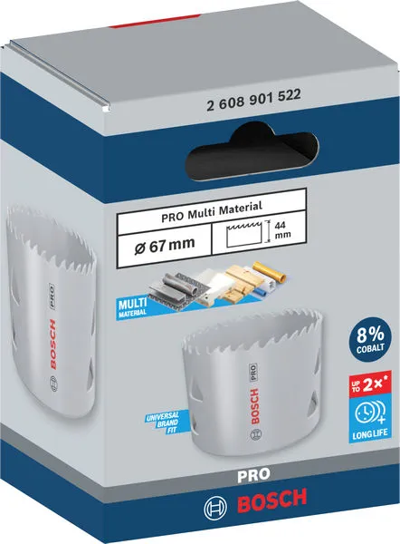 PRO Multi Material testera za otvore, 67 mm, sa navojem 2608901522