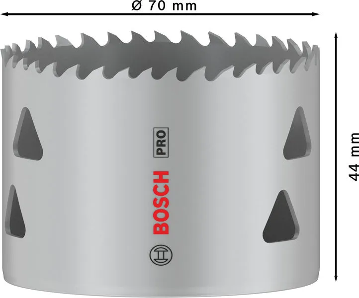 PRO Multi Material testera za otvore, 70 mm, sa navojem 2608901524