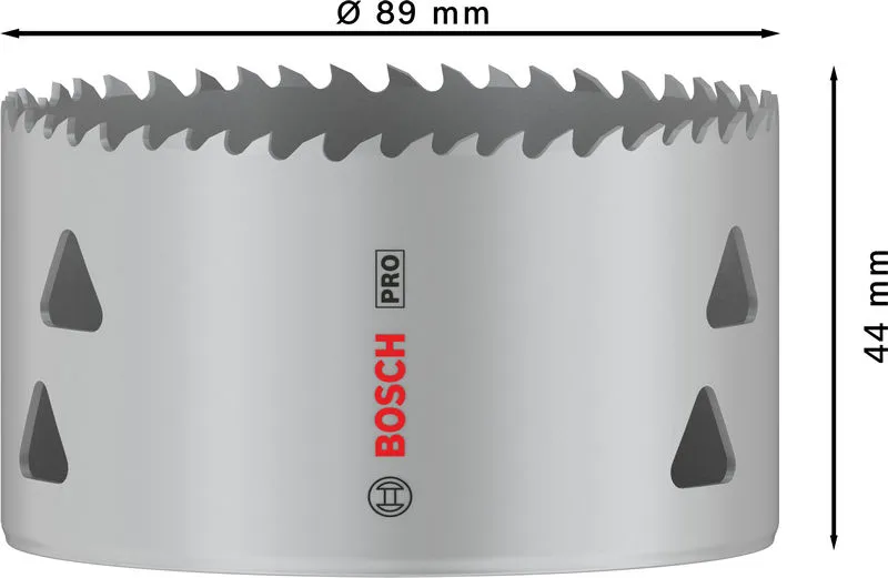 PRO Multi Material testera za otvore, 89 mm, sa navojem 2608901530