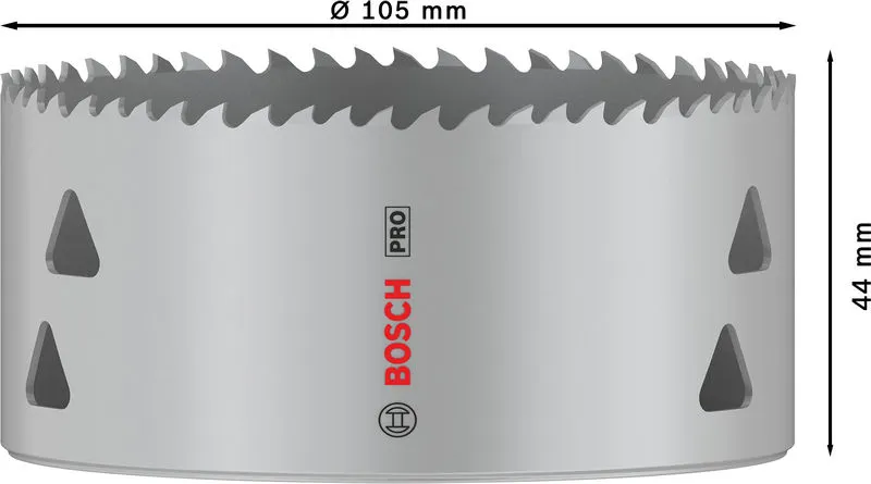 PRO Multi Material testera za otvore, 105 mm, sa navojem 2608901535