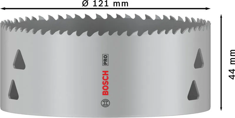 PRO Multi Material testera za otvore, 121 mm, sa navojem 2608901539