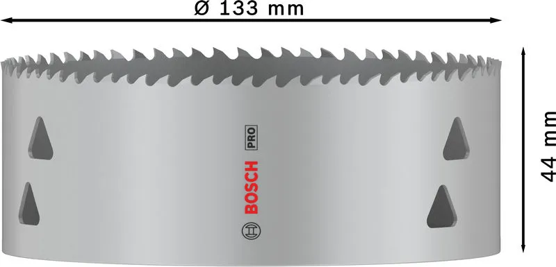 PRO Multi Material testera za otvore, 133 mm, sa navojem 2608901541