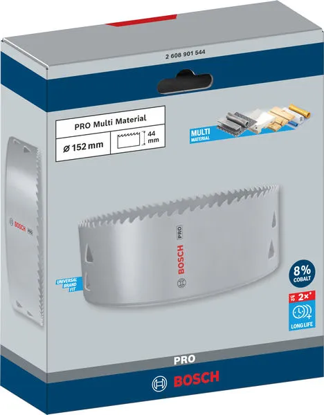 PRO Multi Material testera za otvore, 152 mm, sa navojem 2608901544