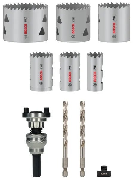 Set PRO Multi Material testera za otvore sa Q-Lock steznom glavom, 10 kom. 2608901551