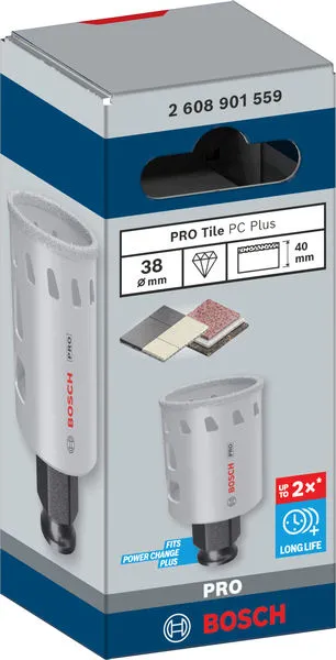 PRO Tile PC Plus testera za otvore, 38 mm, HS 2608901559