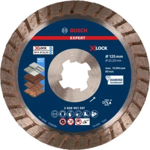 Bosch EXPERT MultiMaterial X-LOCK dijamantska rezna ploča od 125 x 22,23 x 2,4 x 12 mm 2608901597