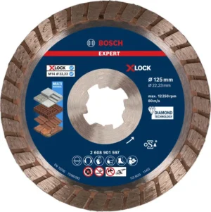 Bosch EXPERT MultiMaterial X-LOCK dijamantska rezna ploča od 125 x 22,23 x 2,4 x 12 mm 2608901597