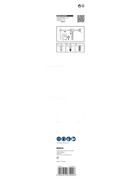 Set EXPERT SDS Clean plus-8X burgija za udarne bušilice 20×400×550 2608901619