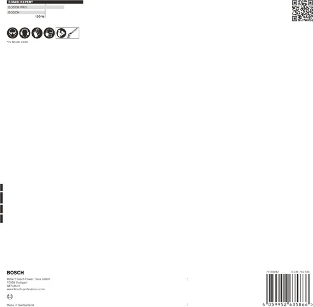 EXPERT M480 brusna mreža od 225 mm, G 80, 5 delova 2608901636