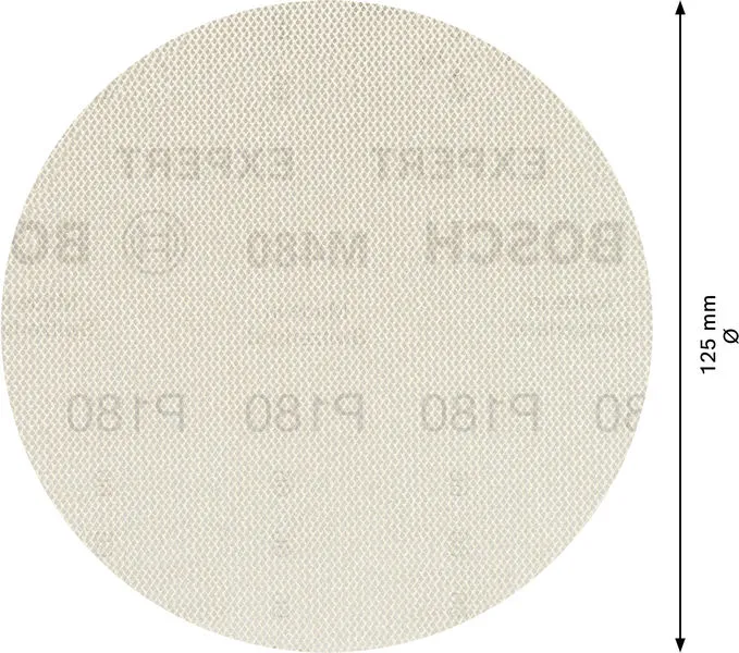 EXPERT M480 brusna mreža od 225 mm, G 180, 5 delova 2608901638