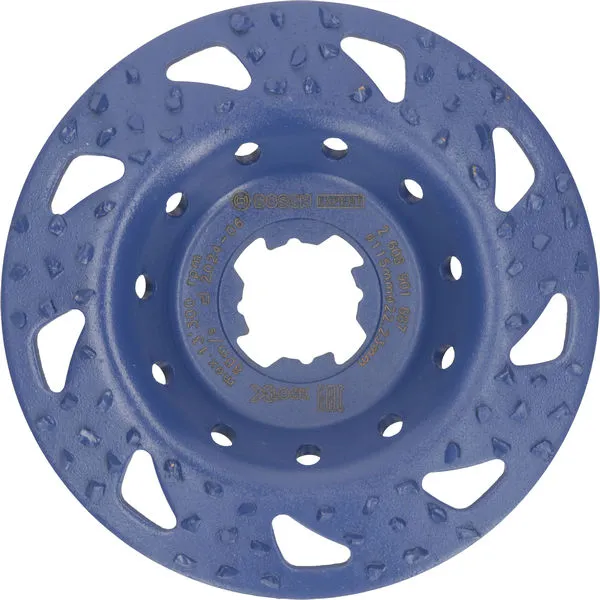 Bosch EXPERT Multi Material Carbide glava za brušenje, gruba, pod uglom, X-LOCK, 115 mm, 22,23 mm 2608901687