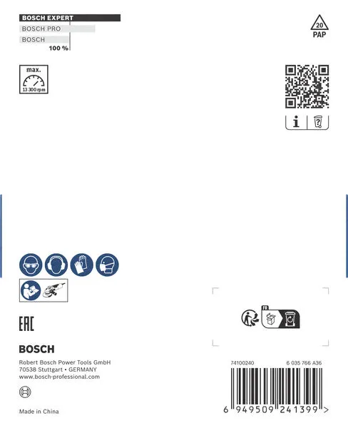 EXPERT Multi Material Carbide glava za brušenje, fina, pod uglom, X-LOCK, 115 mm, 22,23 mm 2608901689