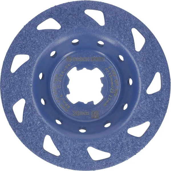 Bosch EXPERT Multi Material Carbide glava za brušenje, fina, pod uglom, X-LOCK, 115 mm, 22,23 mm 2608901689