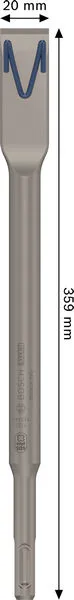 EXPERT SDS plus-8C pljosnato dleto, 20×250 mm, 5 kom. 2608901699