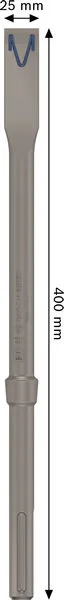 EXPERT SDS max-8C pljosnato dleto, 25×400 mm, 10 kom. 2608901701