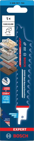 EXPERT Multi Material Demolition S681KLHM list testere 2608901704