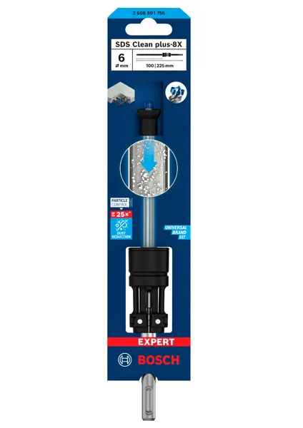 EXPERT SDS Clean plus-8X burgija za udarne bušilice 6×100×225 2608901756