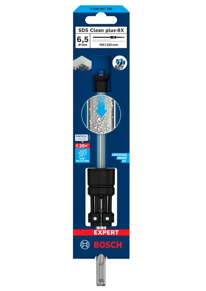 EXPERT SDS Clean plus-8X burgija za udarne bušilice 6,5×100×225 2608901758