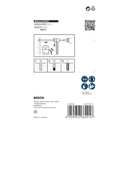 Set EXPERT SDS Clean plus-8X burgija za udarne bušilice 8×100×225 2608901759