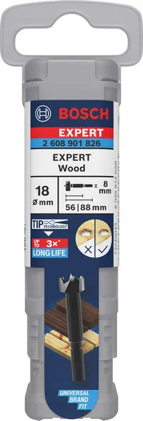 EXPERT Wood Forstner burgija, 18 mm 2608901826