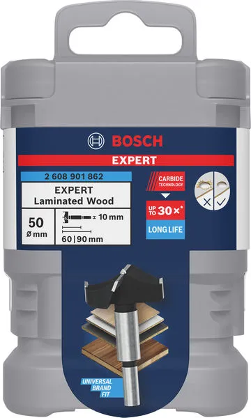 EXPERT Laminated Wood Hinge Cutting burgija, 50×60×90 mm 2608901862