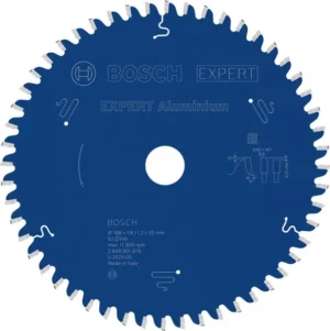 Bosch EXPERT Aluminium list kružne testere, 168×1,8/1,2×20 mm, T52 2608901876