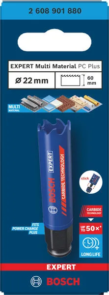 EXPERT Multi Material Power Change Plus testera za otvore, 22×60 mm 2608901880