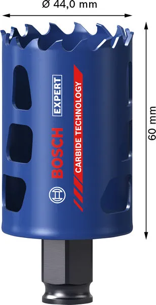 EXPERT Multi Material Power Change Plus testera za otvore, 44×60 mm 2608901886