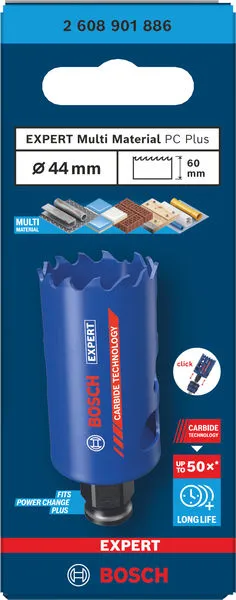 EXPERT Multi Material Power Change Plus testera za otvore, 44×60 mm 2608901886