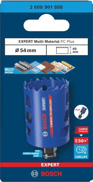 EXPERT Multi Material Power Change Plus testera za otvore, 54×60 mm 2608901888