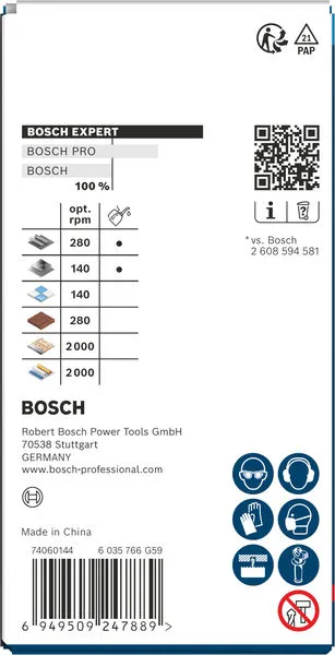 EXPERT Multi Material Power Change Plus testera za otvore, 60×60 mm 2608901890