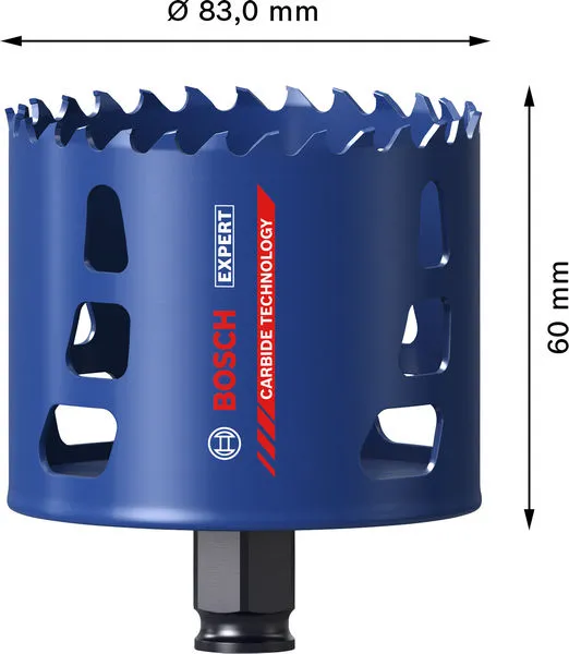 EXPERT Multi Material Power Change Plus testera za otvore, 83×60 mm 2608901899