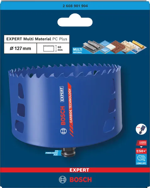 EXPERT Multi Material Power Change Plus testera za otvore, 127×60 mm 2608901904