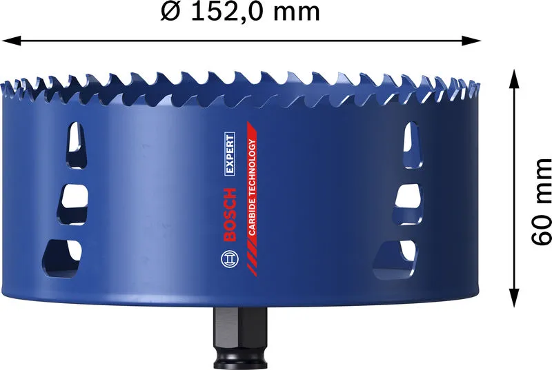 EXPERT Multi Material Power Change Plus testera za otvore, 152×60 mm 2608901905