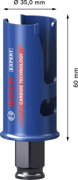 EXPERT Construction Material Power Change Plus testera za otvore, 35×60 mm 2608901918