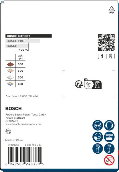 EXPERT Construction Material Power Change Plus testera za otvore, 76×60 mm 2608901934